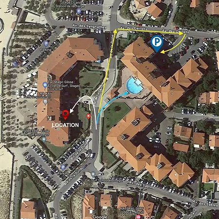 Apartmán La Dune D'or - Vue Mer, Face A La Avec Terrasse Soorts-Hossegor